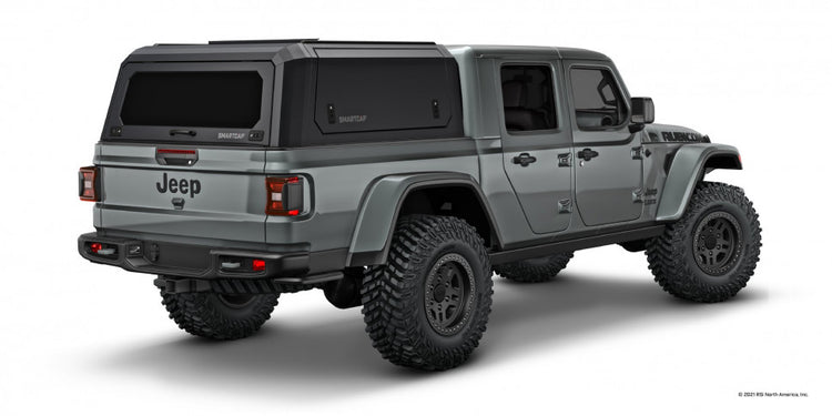 Jeep Gladiator JT Gris con Hardtop RSI SMARTCAP EVOa Adventure Negro - Elegancia y fuerza