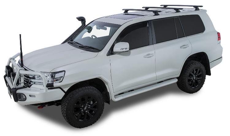 Barras de techo ajustables Rhino-Rack para Toyota Land Cruiser 200, modelos 2007-2021