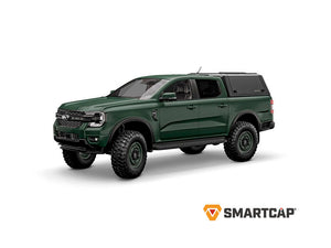 Hardtop RSI EVOa Adventure nero su Ford F150 verde scuro