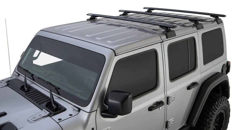 Equipamiento premium Jeep Wrangler JL: paquete de barras de techo Rhino-Rack - Fiabilidad absoluta