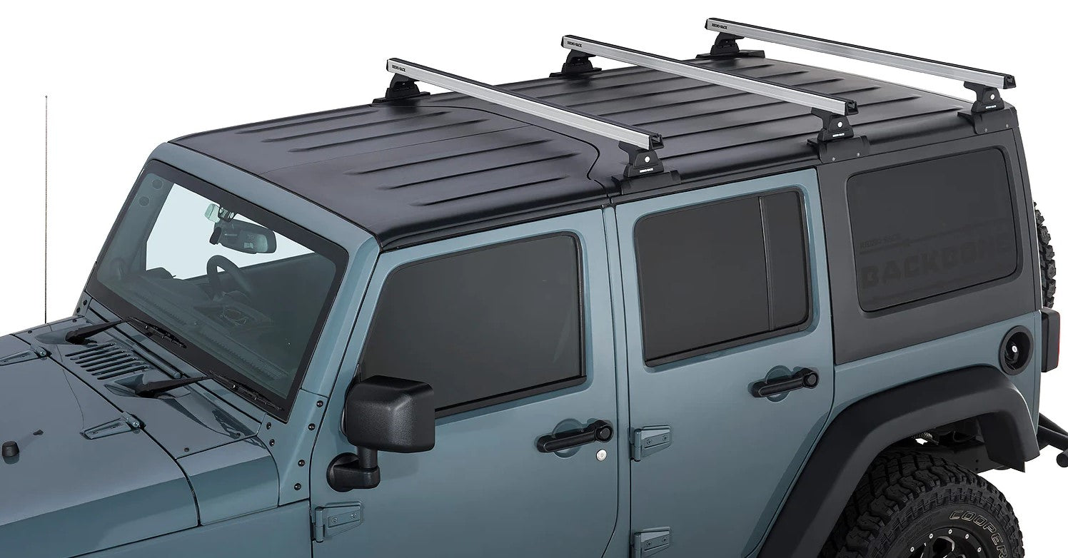 Innovación a medida: barras de techo RhinoRack para Jeep Wrangler JK