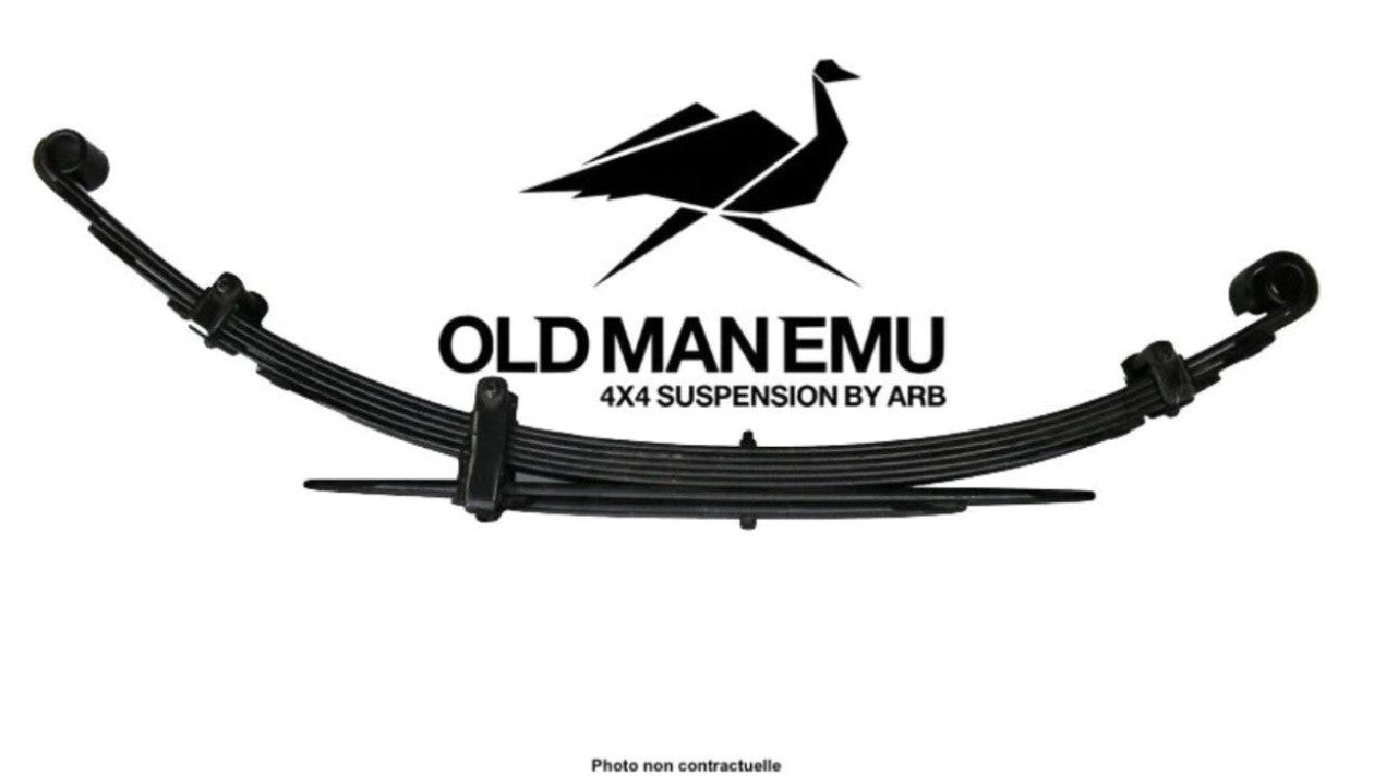 Viejo negro hoja de emú sobre fondo blanco con el logotipo de las aves de corral