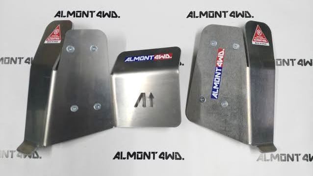 Duraluminio Protección amortiguadores - Almont4WD - Toyota HDJ80