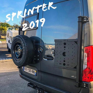 Mercedes Sprinter con baca y portarruedas