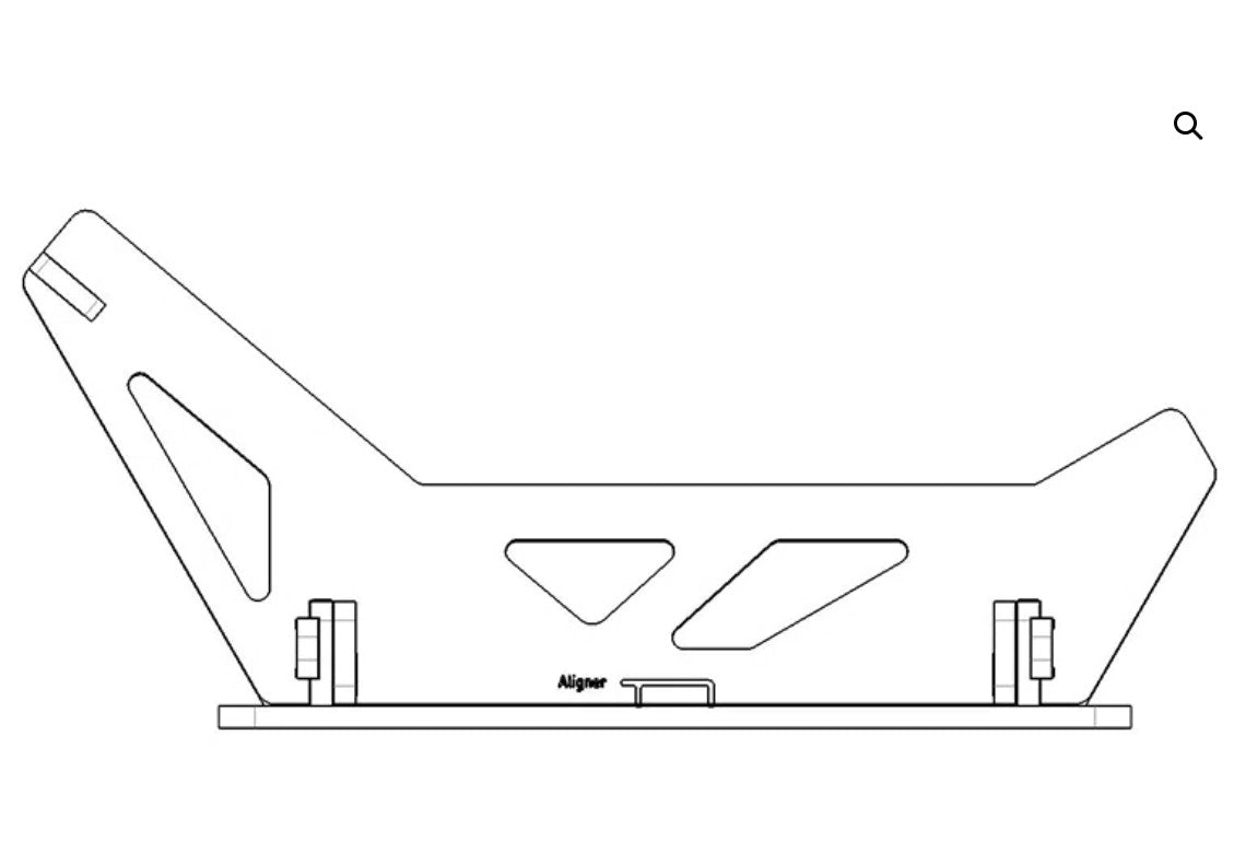 Portabicicletas lateral en diagrama