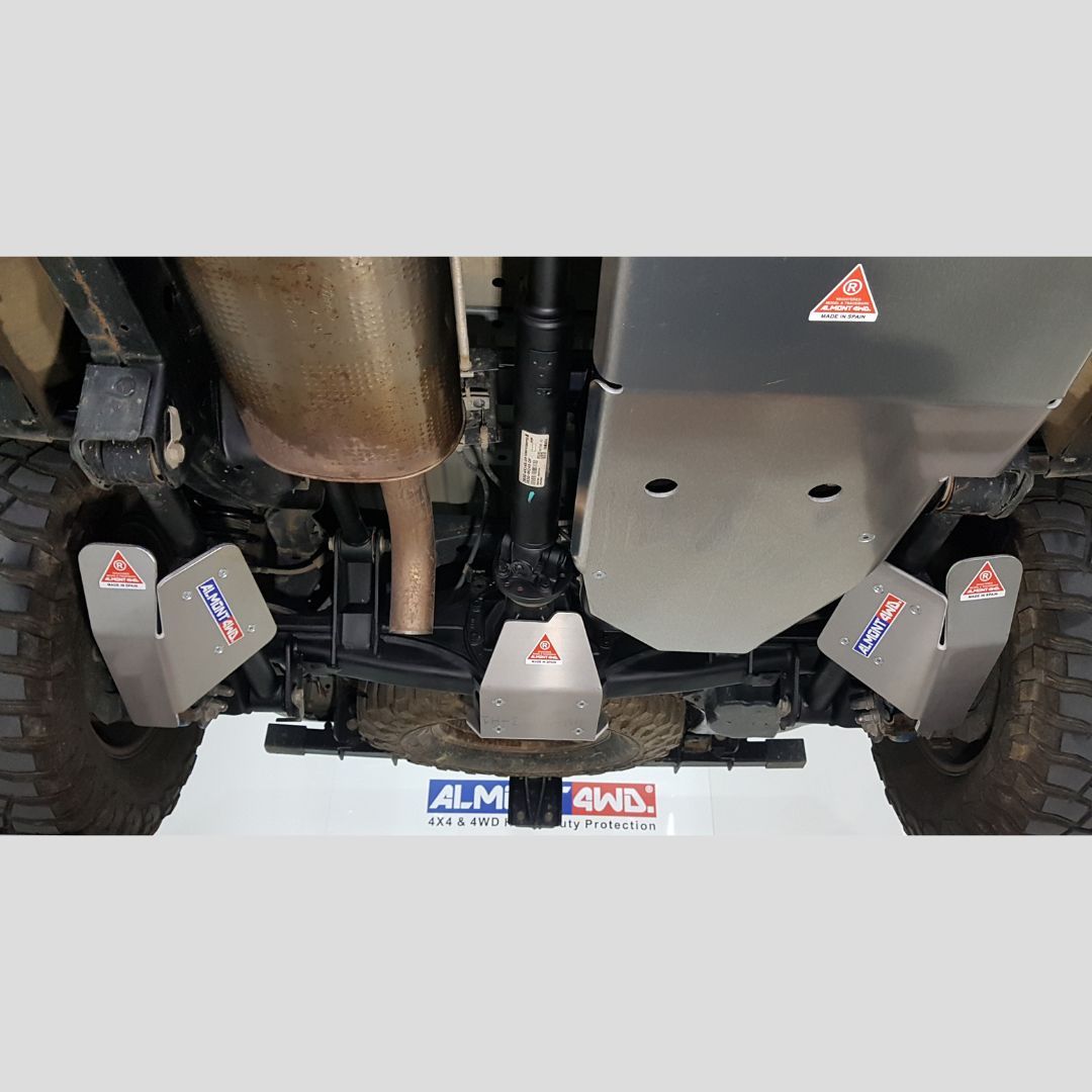 Protección amortiguadores traseros y sensores - Ford Ranger/Raptor 2023+