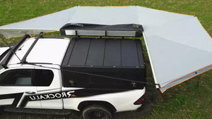 Toldo circular 4x4 Derecho - autoportante 270° / 450° - Rockalu