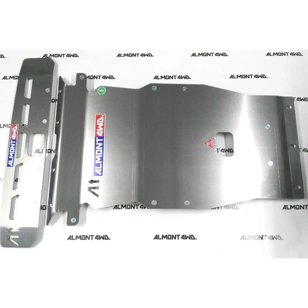 Protección  Duraluminio Almont4wd delantero - Aluminio 8mm - Land Rover Discovery 3 & 4 AW5083H111 / 8 mm / Delantero + pieza parachoques