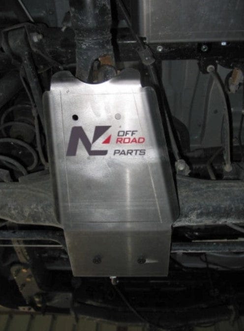 Protección N4 nariz eje trasero - Aluminio 8mm - Land Cruiser 80 y 100/105