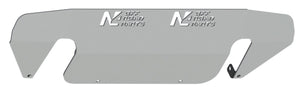 esquí protector de aluminio con los dos logotipos N4 offroad sobre fondo blanco
