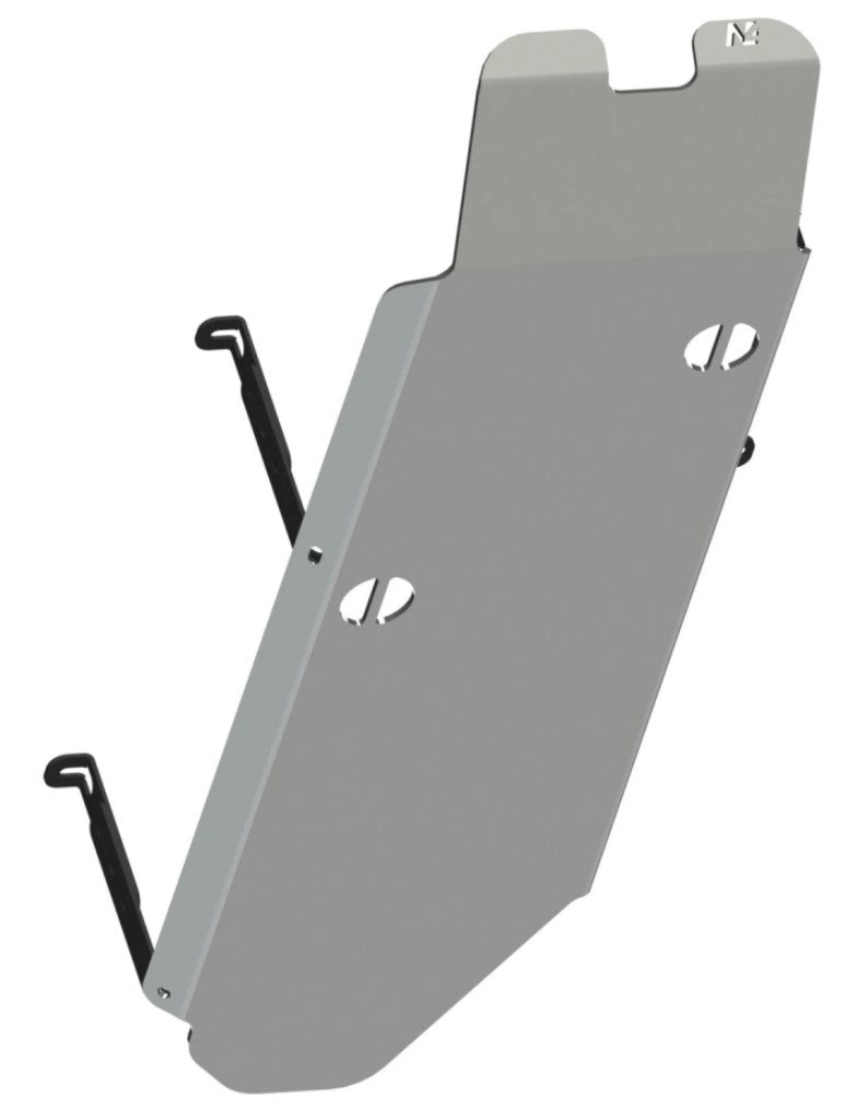 Protección Depósito offroad N4 mostrado en alto con 2 soportes negros
