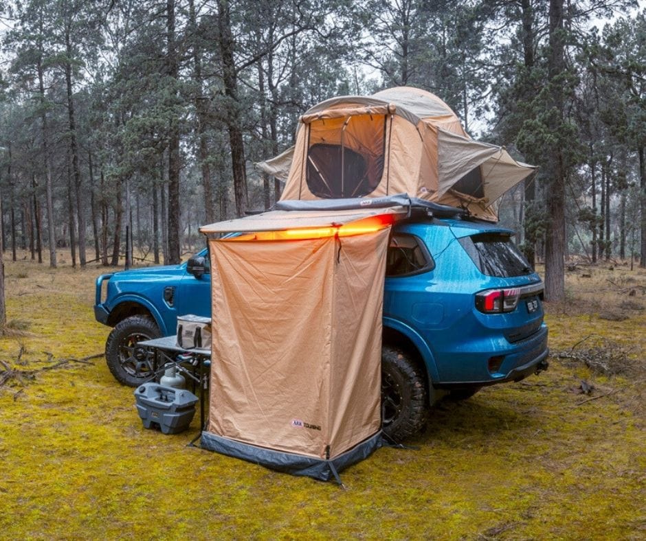 ARB Touring zona de ducha con alfombrilla