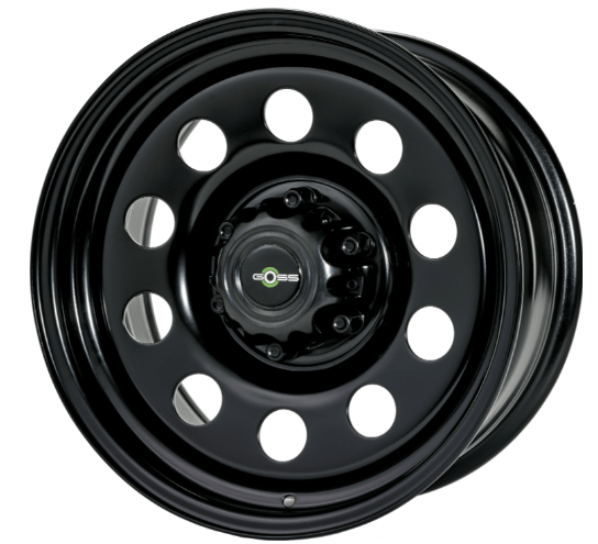 Rueda GOSS Modular II - Negro 7x17 6x139.7 ET20 CB106.1 - Toyota Prado 120