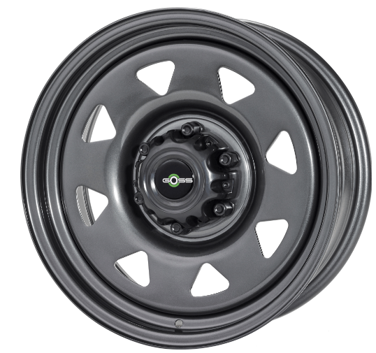 Rueda GOSS Triangular gris II 7x17 6x114.3 ET20 CB66.1 - Nissan Navara D40 3.0L