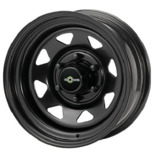 Rueda GOSS triangular negro 7x16 5x150 ET5 CB113 - Toyota HZJ 78/79