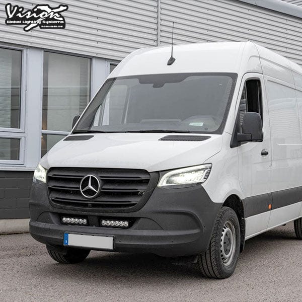 Kit 2 barras 6LEDs Vision-X delantero Mercedes Sprinter 2018+