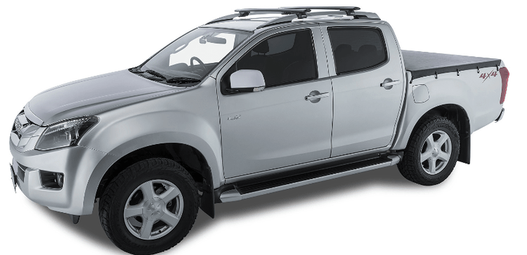 Kit 2 barras de techo Vortex (ovaladas) - Isuzu D-max 2012-2020 - sobre barras originales