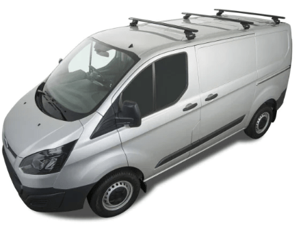 Kit de 2 o 3 barras Rhinorack cuadradas/ovaladas - 2014 Ford Transit Custom+