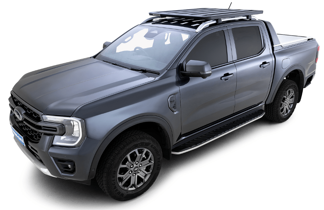 Rhinorack Kit portaequipajes sobre barras originales - Ford Ranger Doble cabina 2023+.