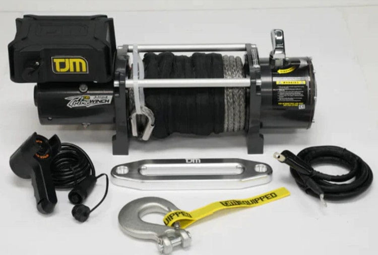 Kit plataforma giratoria + cabrestante N4 Offroad (a elegir) - Isuzu D-Max 2012-2020 Cabrestante TJM Prime-S Winch - 4.3T - cuerda sintética