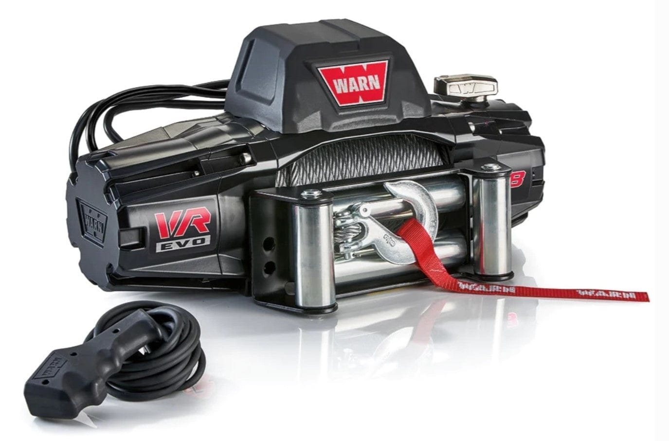 Warn N4 Offroad placa + kit de cabrestante (su elección) - Isuzu D-Max 2021+ Winch VR-Evo 8 - 3.6T - cable de acero