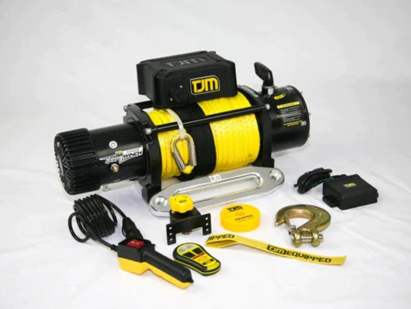 Kit plataforma giratoria + cabrestante N4 Offroad - Toyota Land Cruiser 200 TJM Torq-S Winch - 4.3T - cuerda sintética