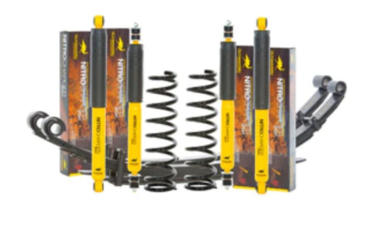 Kit de suspensión OME - Nissan Navara D40 (elección de ajustes) Diesel y V6 Gasolina / 75kg - parachoques de acero / 200kg