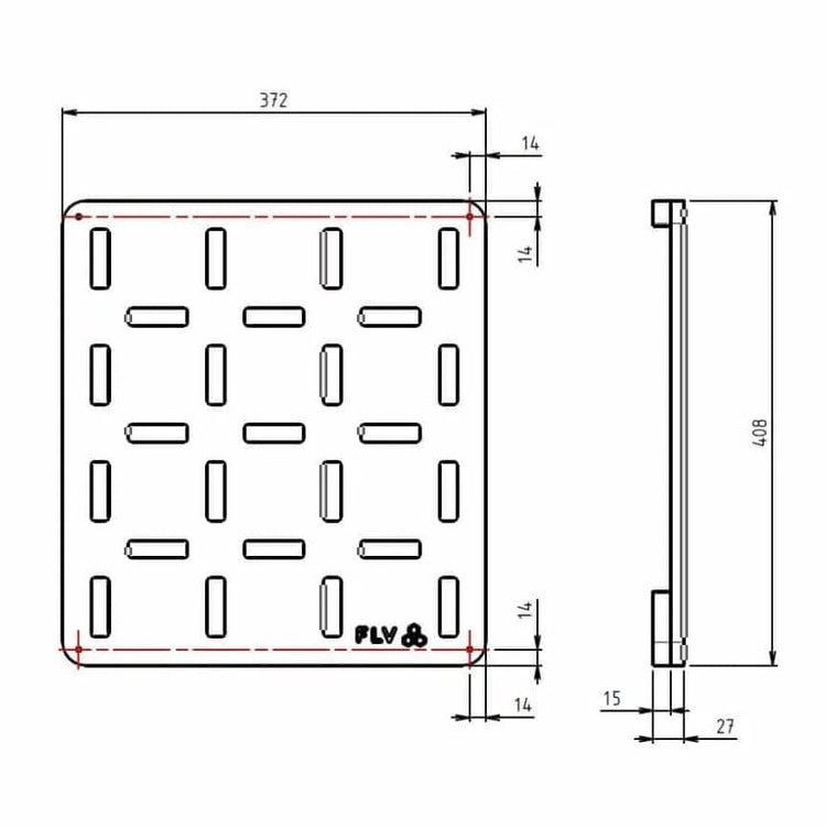 Panel multifuncional para almacenamiento mural