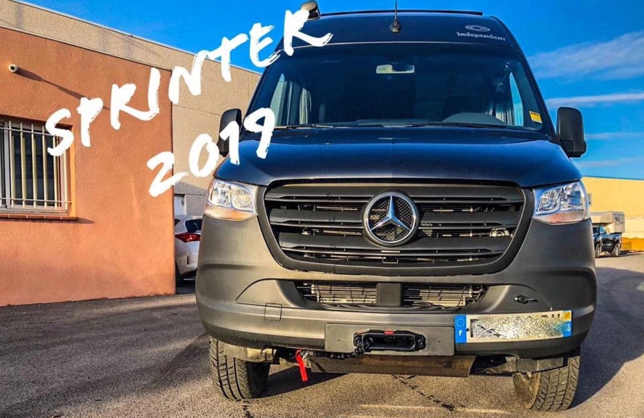 N4 Offroad placa de cabrestante - Mercedes Sprinter 2006+