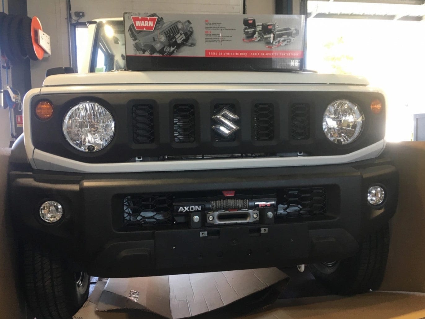 Placa de cabestrante N4 - 2019+ Suzuki Jimny