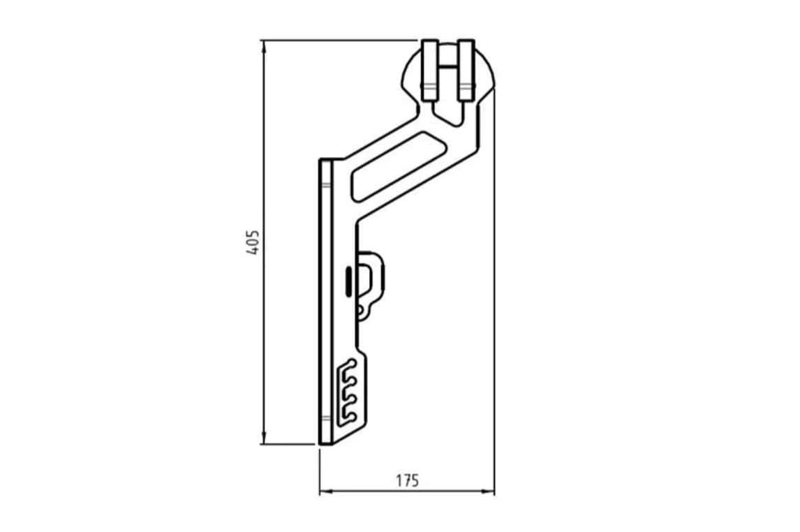 Soporte de pared para casco