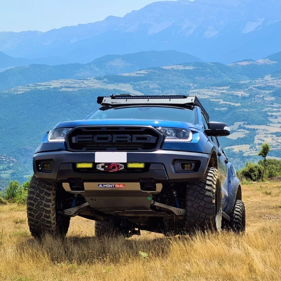 Protección  Duraluminio Velocidad y transferencia - Ford Raptor 2019-22 Bi-Turbo AW5083H111 / 8 mm