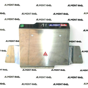 Duraluminio Protector caja de cambios y transferencia - Almont - Nissan Patrol Y60-61 AW5083H111 / 8 mm / Chasis Largo