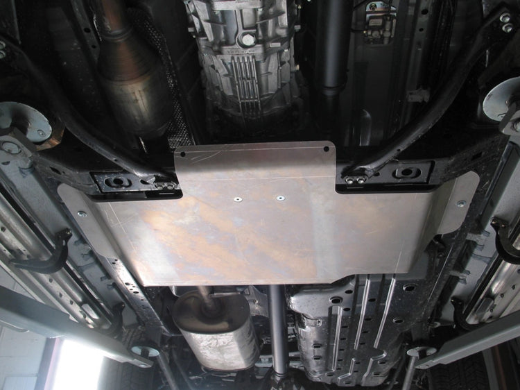 Protección N4 caja de transferencia de aluminio montada en un vehículo
