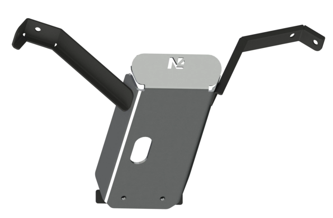 protección de aluminio con dos grandes soportes de montaje todoterreno N4
