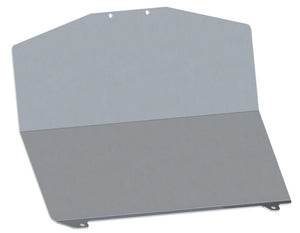 protector del depósito inverso de aluminio con fondo blanco