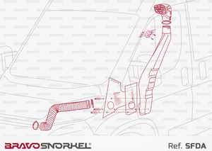 Snorkel Bravo 4x4 - 2006+ Fiat Ducato