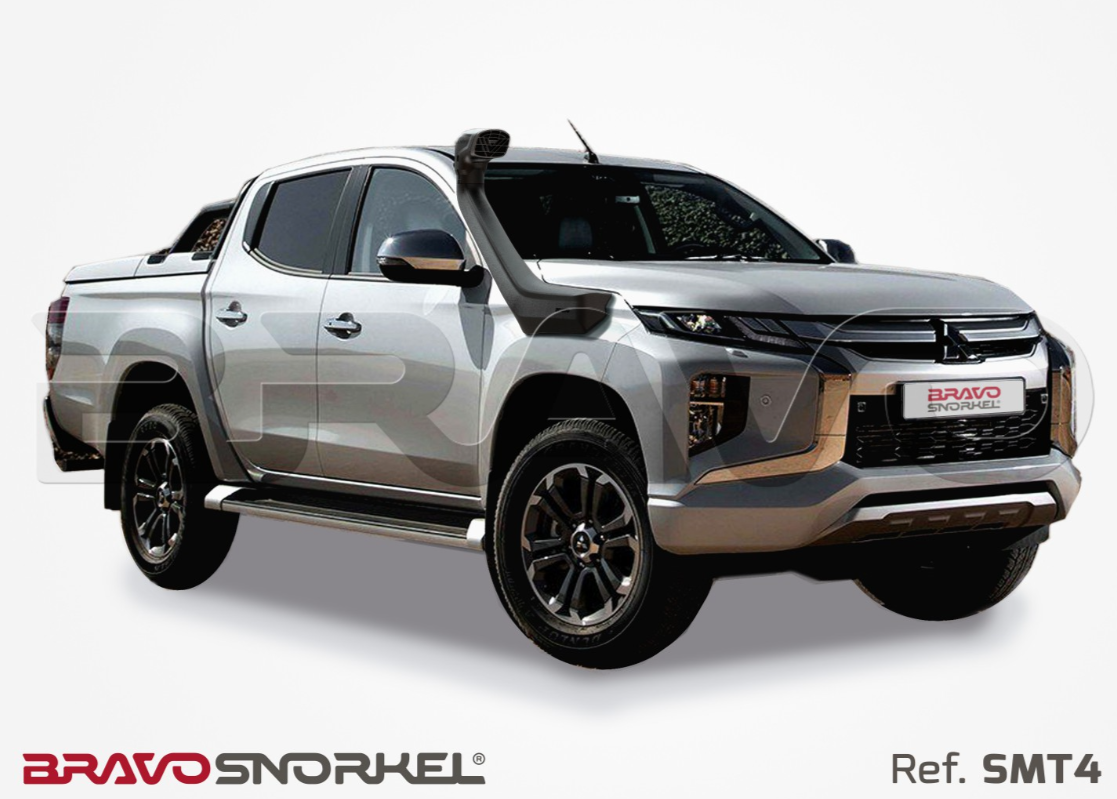 MITSUBISHI L200 gris con snorkel negro bravo