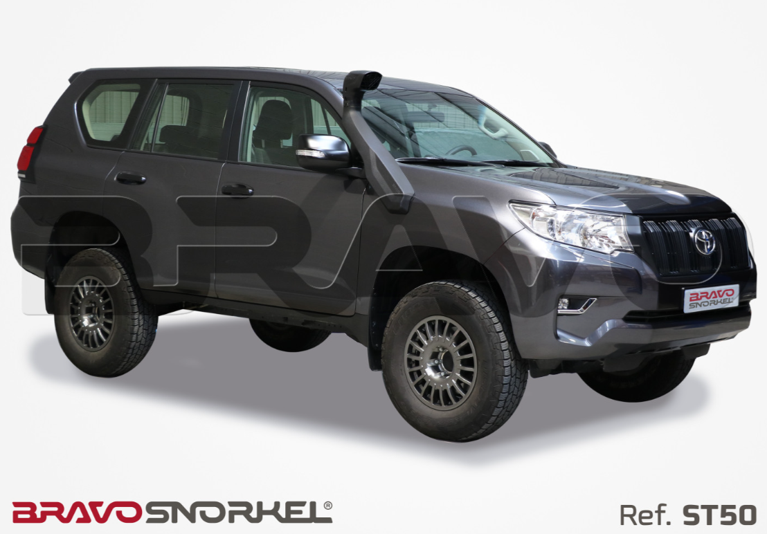 toyota land cruiser 150 gris con snorkel bravo