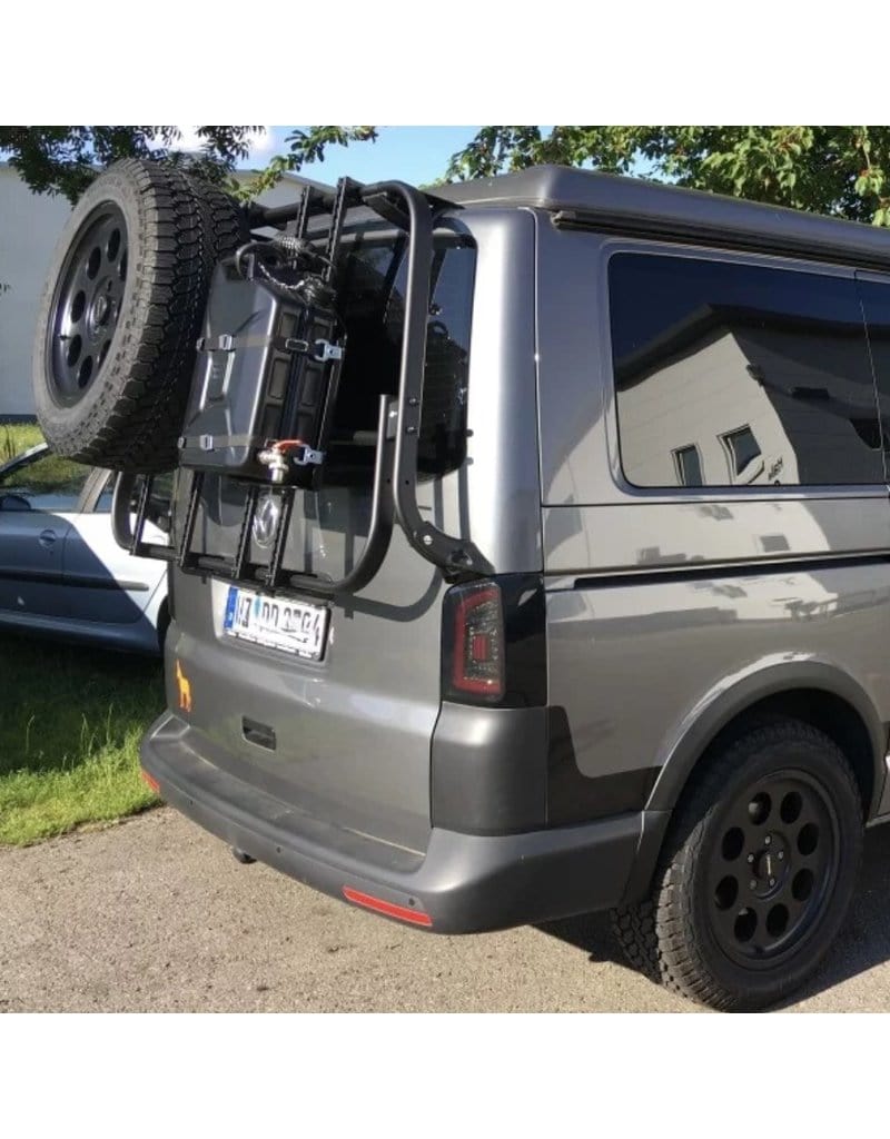 Sistema de transporte en el portón trasero del Volkswagen Transporter T5 - TERRANGER