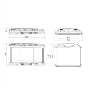 Tienda de techo Altitude Electric - ARB4x4 - 1370x1870mm