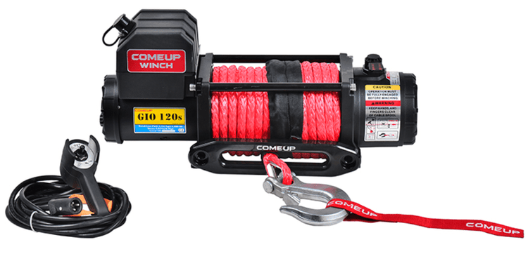 Cabrestante 4x4 COME UP GIO 120S 12V 5 443kg- cuerda sintética