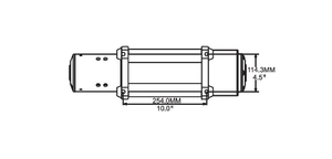 Cabrestante T-max 4x4 EW-9500 12V 4305kg - cable de acero