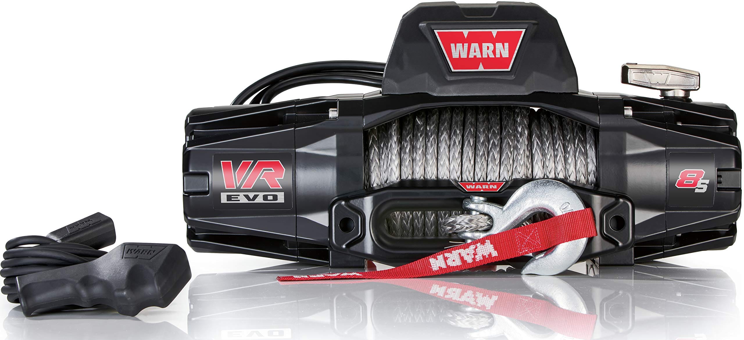 Cabrestante WARN VR-EVO 8-S - 3,6 Toneladas - 12V - Sintético