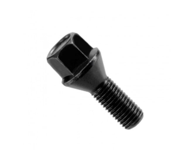 Tornillos de llanta 14x1,5mm - negro (unidad)