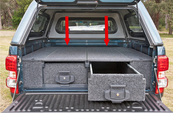 Kit embellecedor frontal cajón ARB para Ford Ranger SuperCab 2012+.