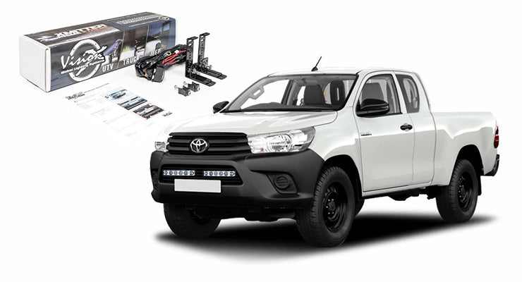 Kit 2 Barras LED - Vision X - XPR-6 (Sin Luz Nocturna) - Toyota Hilux Revo 2017 -2018