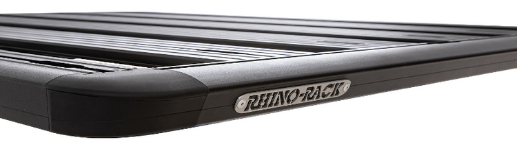 plataforma de techo rhinorack negro y gris