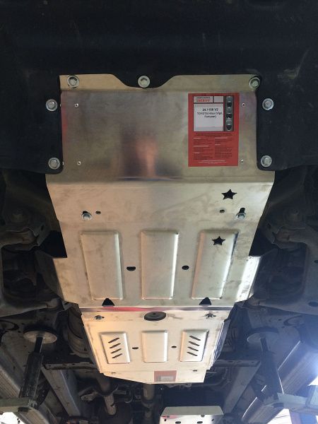 Protección Motor SHERIFF de aluminio de 5 mm - Toyota Hilux Vigo 2005 a 2015