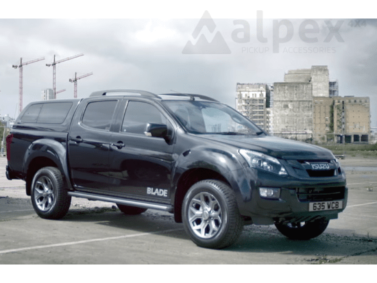 Aeroklas Stylish Hardtop - Isuzu Dmax - Doble Cabina 2012 a 2020 (Ventanas escamoteables)